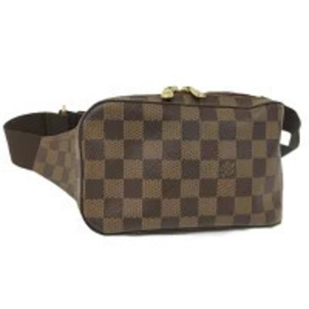 LOUIS VUITTON Geronimos Body Bag Damier Ebene Brown
